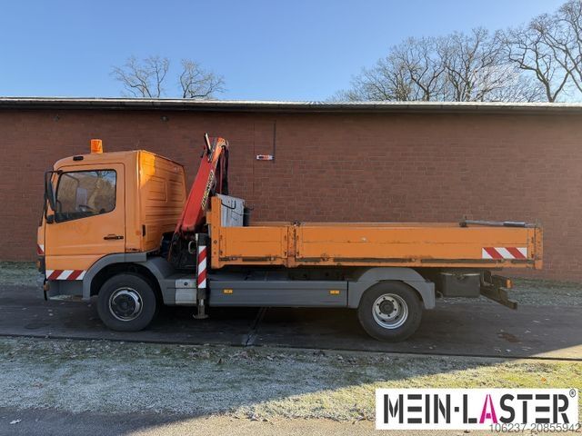 Pick-up varevogn MERCEDES-BENZ 815 Pritsche Palfinger PK 7000 13 m Funk + AHK