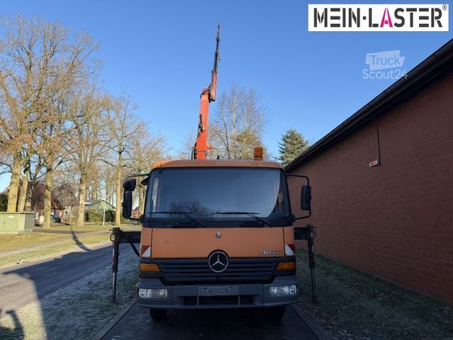 Pick-up varevogn MERCEDES-BENZ 815 Pritsche Palfinger PK 7000 13 m Funk + AHK