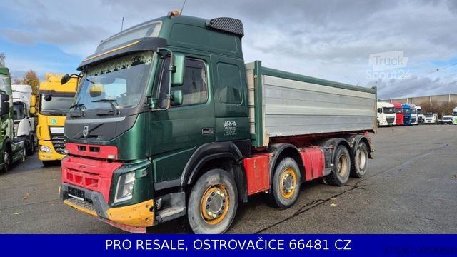 Dreiseitenkipper LKW VOLVO FMX 540 8x4 EURO 6 KIPPER 18 m3 - ALU