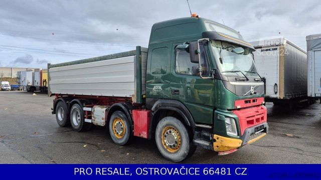 Dreiseitenkipper LKW VOLVO FMX 540 8x4 EURO 6 KIPPER 18 m3 - ALU