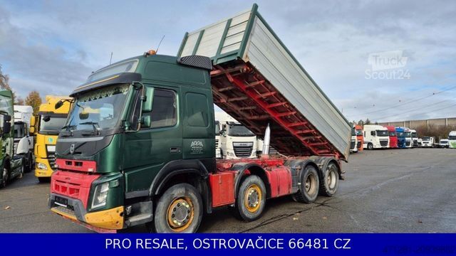 Dreiseitenkipper LKW VOLVO FMX 540 8x4 EURO 6 KIPPER 18 m3 - ALU