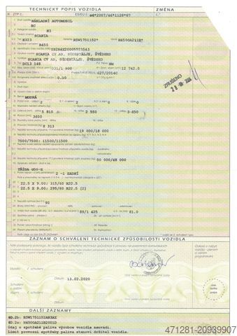 Nagy térfogatú nyergesvontató SCANIA R450 N323 MEGA EURO 6 + RETARDER