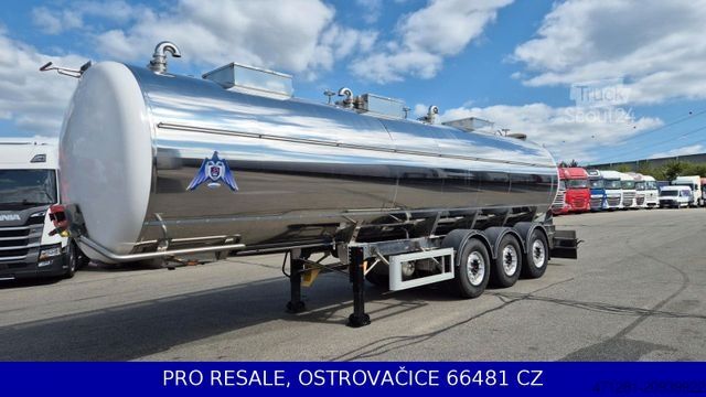 Tanker yarı römork SEKA SPSTT - LEBENSMITTEL + 3 KAM. + LACHSE + 31m3