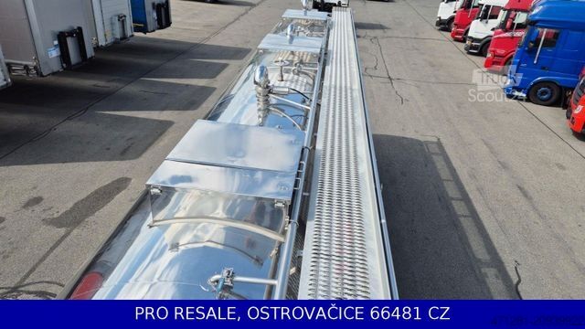 Tanker yarı römork SEKA SPSTT - LEBENSMITTEL + 3 KAM. + LACHSE + 31m3