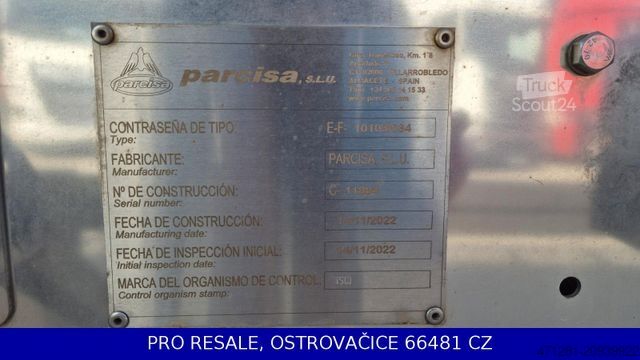 Tanker yarı römork SEKA SPSTT - LEBENSMITTEL + 3 KAM. + LACHSE + 31m3