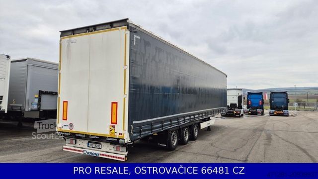 Відкритий напівпричіп з тентом KRONE SD MEGA LINER + LIFTACHSE