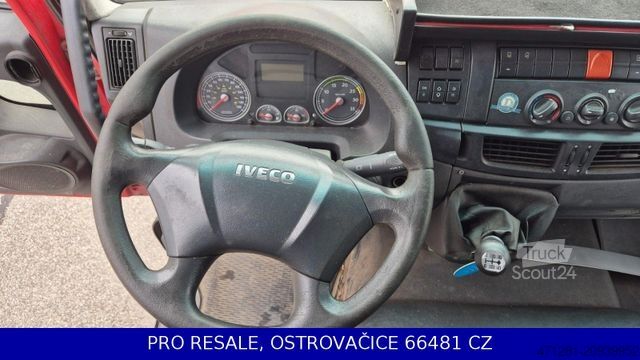 Samochód ciężarowy z plandeką typu platforma IVECO EUROCARGO ML 140E28 EURO 5 + PRITSCHE 7,29 + LBW