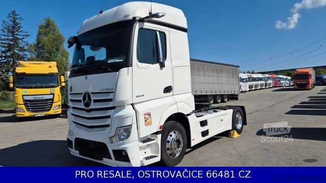 Standardowy ciągnik siodłowy MERCEDES-BENZ ACTROS 1845 BIGSPACE EURO 6 + INTARDER + NAVI