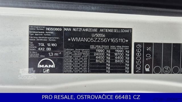 Abrollkipper MAN TGL 12.180 BB EURO 3 - ABROLLKIPPER + KONTAINER