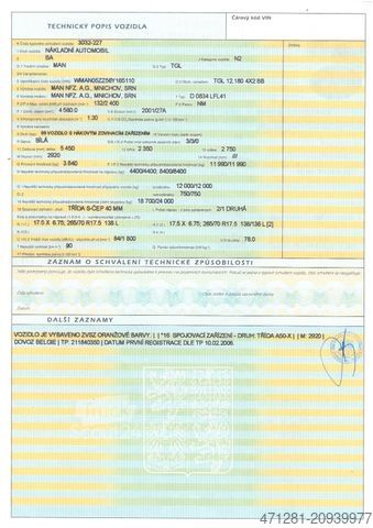 Abrollkipper MAN TGL 12.180 BB EURO 3 - ABROLLKIPPER + KONTAINER