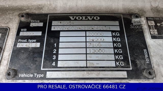 Standard SZM VOLVO FH 13.440 42T EURO 5 + IPARKCOOL + KYPHYDR