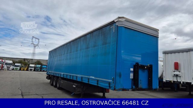 Ανοιχτό ημιρυμουλκούμενο με μουσαμά KÖGEL SN 24 CARGO + LIFTACHSE + PALBOX