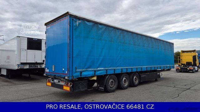 Ανοιχτό ημιρυμουλκούμενο με μουσαμά KÖGEL SN 24 CARGO + LIFTACHSE + PALBOX