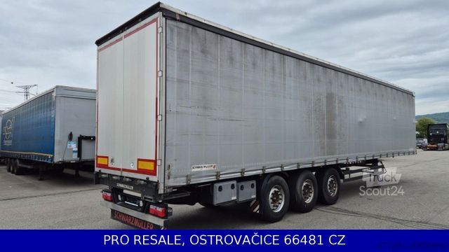 Auflieger mit Pritsche & Plane SCHWARZMÜLLER SPA 3/E STD + LIFTACHSE