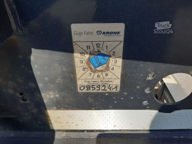 Ρυμουλκούμενο εναλλάξιμου σασί KRONE AZ Lafette Jumbo Trommelbremse