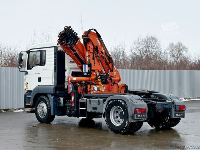 Standard dragbil MAN TGA 18.360 * Sattelzugmaschine  * TEREX 165.2E