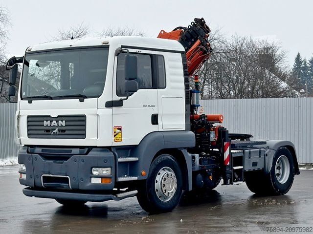 Teherautóra szerelt daru MAN TGA 18.360* Sattelzugmaschine * TEREX 165.2E