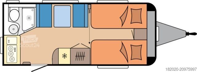 Caravan HOBBY De Luxe 460 SL AUFLASTUNG, FT, AUTARKPAKET