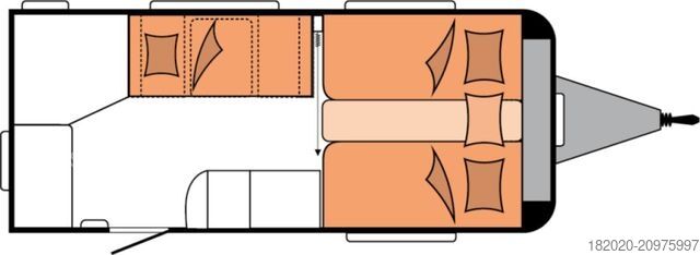 Caravan HOBBY De Luxe 460 SL AUFLASTUNG, FT, AUTARKPAKET