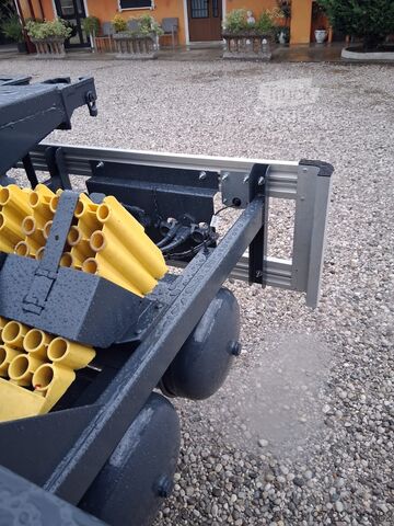 Uzatılabilir konteyner taşıyıcı yarı römork Zorzi Porta container allungabile tutte le mis
