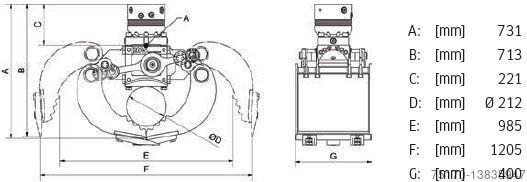Alții  DMS SG6040 Grabgreifer Sortiergreifer / NEU