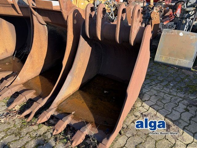 Rupsgraver  Tieflöffel, Zähne, 900mm, Zusatzhaken