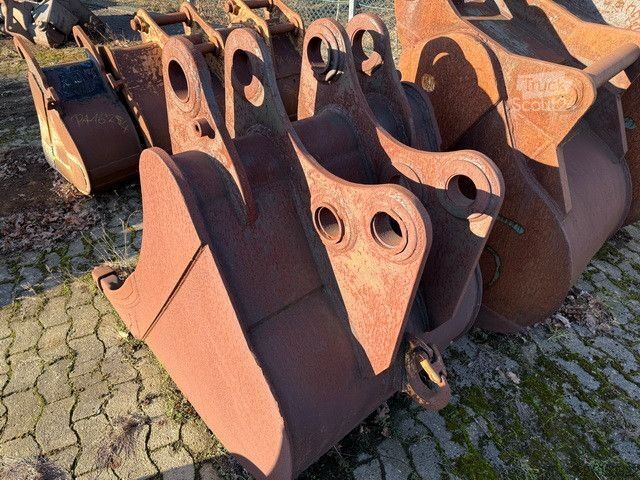 Rupsgraver  Tieflöffel, Zähne, 900mm, Zusatzhaken