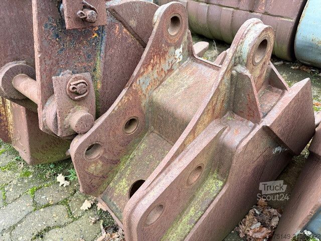 Minigraafmachine  Tieflöffel, Zähne, 440mm