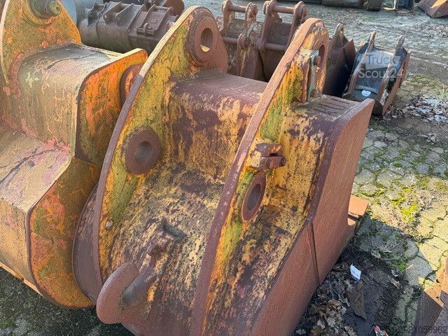 Rupsgraver  Tieflöffel, 800mm, Zusatzhaken