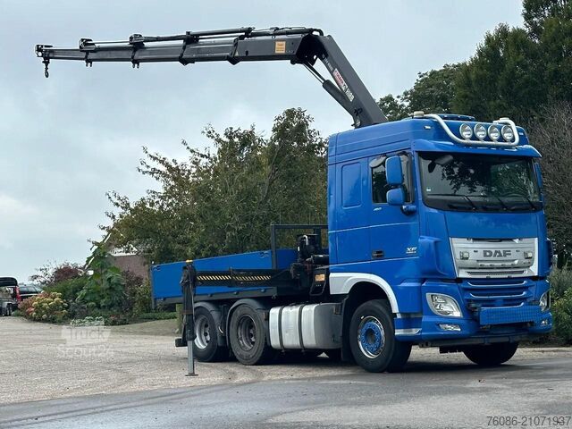 Standard tractor DAF XF 460 6x4!!HIAB 24TM CRANE/KRAN/TREKKER/BAKWAG...