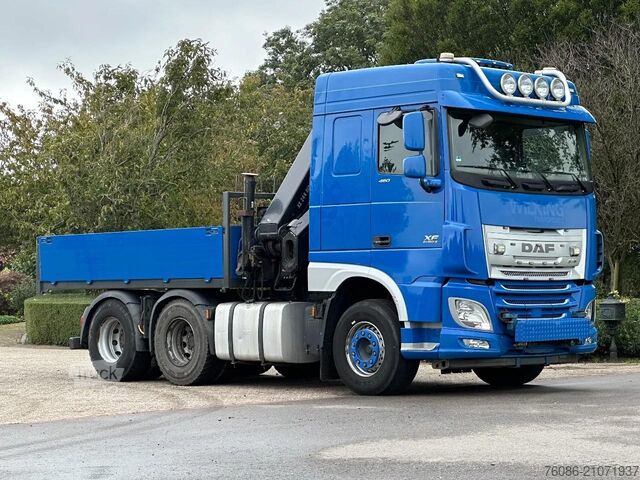 Standard tractor DAF XF 460 6x4!!HIAB 24TM CRANE/KRAN/TREKKER/BAKWAG...