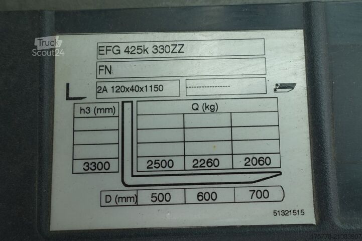 Frontstapler Jungheinrich EFG 425