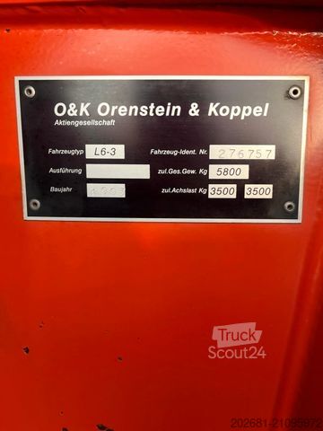 Kolesový nakladač O&K L6-3