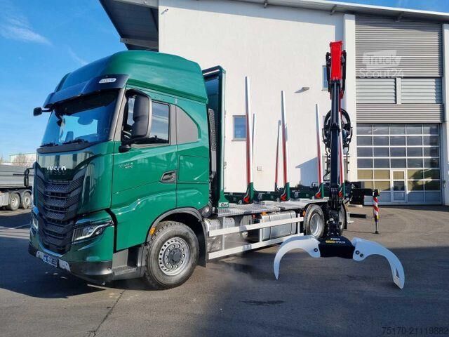 Transportador de madeira Iveco X-Way AS300X57 Z/P HR ON+ 6x4 (6x6 Hi Traction)