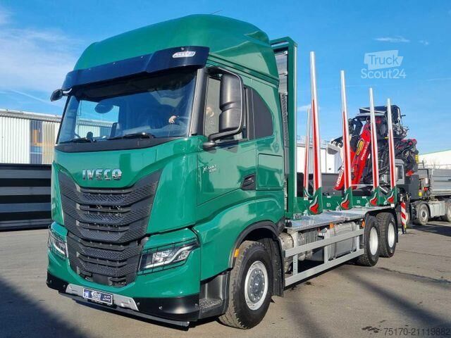 Transportador de madeira Iveco X-Way AS300X57 Z/P HR ON+ 6x4 (6x6 Hi Traction)