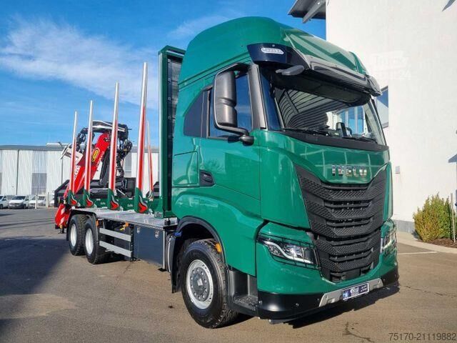 Transportador de madeira Iveco X-Way AS300X57 Z/P HR ON+ 6x4 (6x6 Hi Traction)
