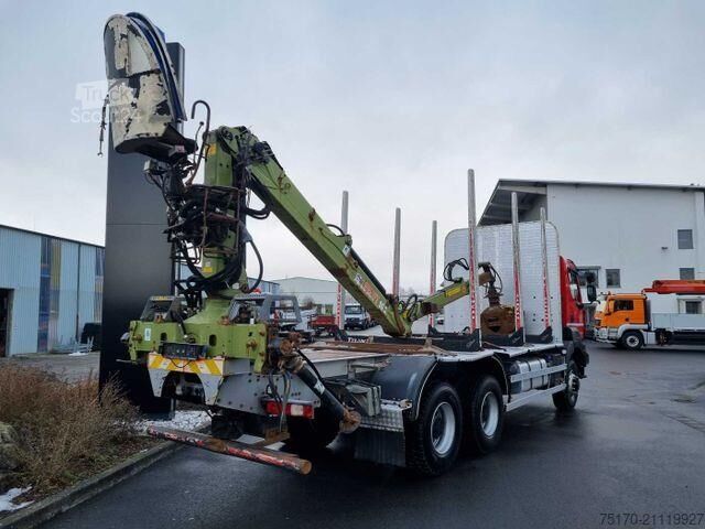 Timmertransportör Renault Kerax 460.35 DXI 6x6 Loglift 96 S blatt/blatt