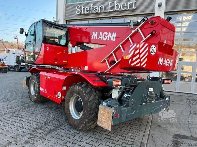 Teleskopiskais iekrāvējs Magni RTH 6.26 / nur 849h ! / Gabel / 5 t Winde