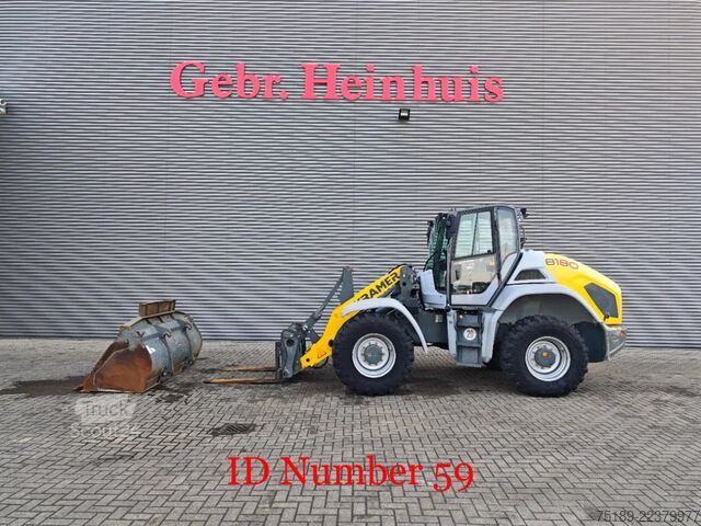 Radlader Kramer 8180 4x4x4 Bucket + Forks!