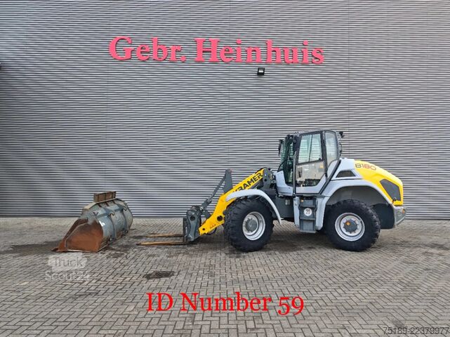 Radlader Kramer 8180 4x4x4 Bucket + Forks!