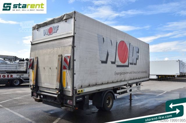 Semirimorchio con telone  Steininger Minisattel Bordwände LBW Dautel