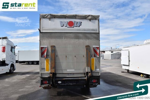 Semirimorchio con telone  Steininger Minisattel Bordwände LBW Dautel