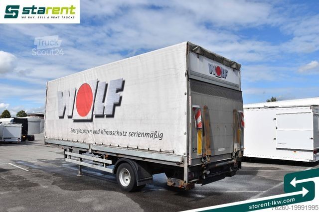 Отворено полуремарке с брезент Steininger Minisattel Bordwände LBW Dautel