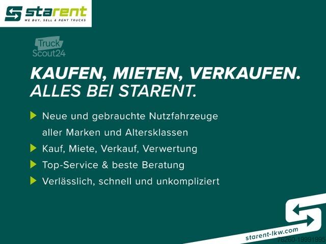 Semirimorchio con telone  Steininger Minisattel Bordwände LBW Dautel
