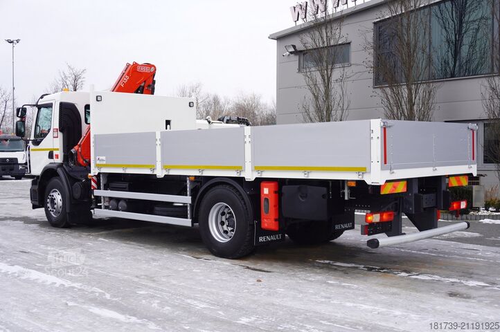 Piattaforma con gru Renault RENAULT C280 DTI 8 / FASSI crane 8 m