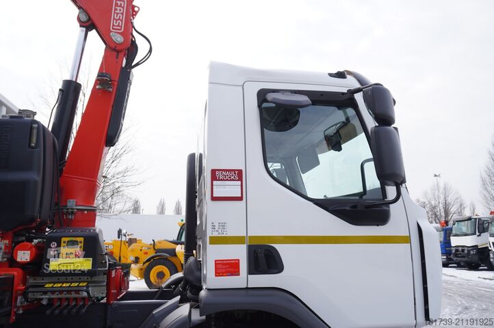 Piattaforma con gru Renault RENAULT C280 DTI 8 / FASSI crane 8 m