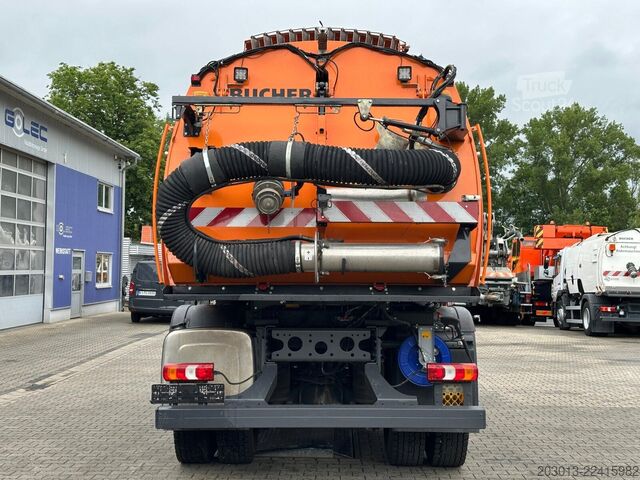 Kadunlakaisukone MERCEDES-BENZ ACTROS 1830 4x2 Kehrmaschine BUCHER OPTIFANT8000