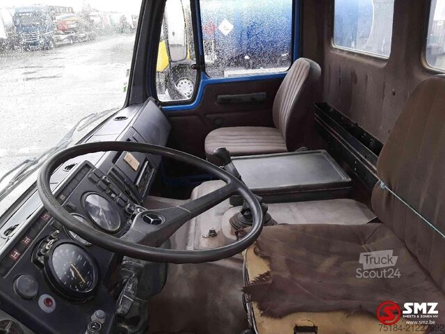 Ribaltabile con gru Mercedes SK 1622 benne grue