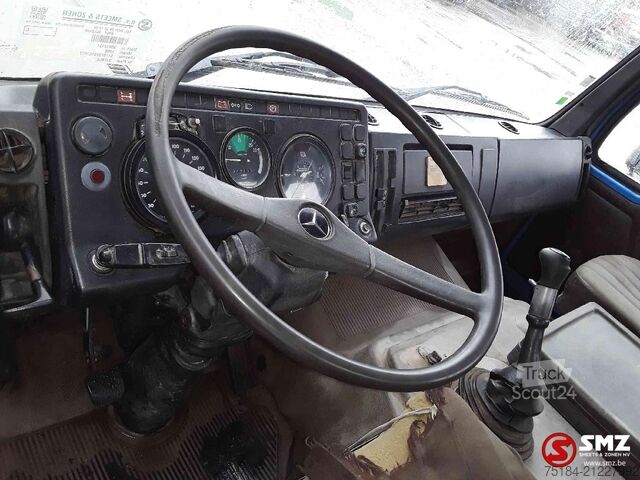 Ribaltabile con gru Mercedes SK 1622 benne grue