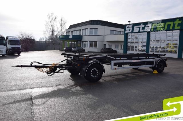 Cserélhető alvázas pótkocsi  Riedler Kipp  WAB  Anhänger SAF Achsen